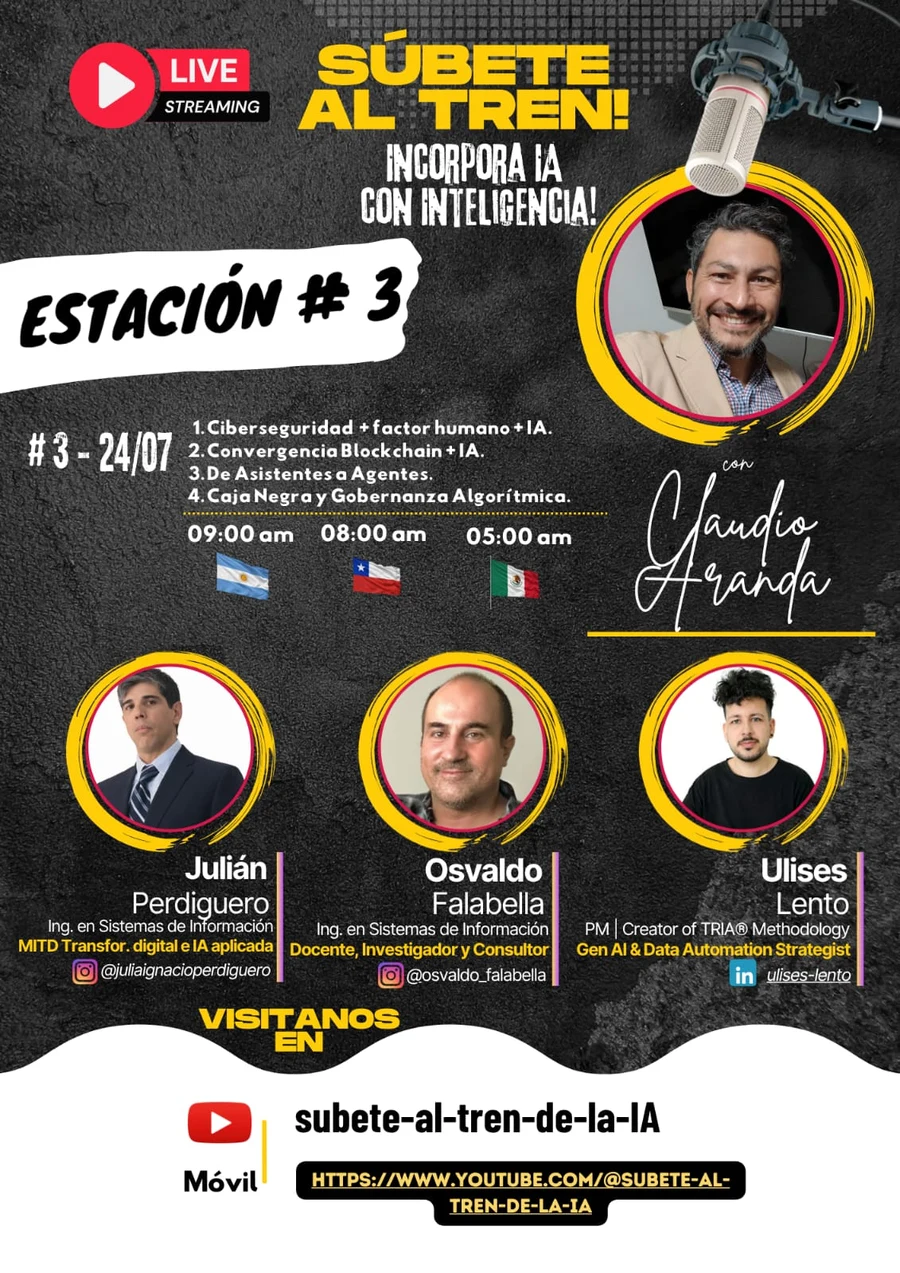 Flyer Súbete al Tren! Estación #3